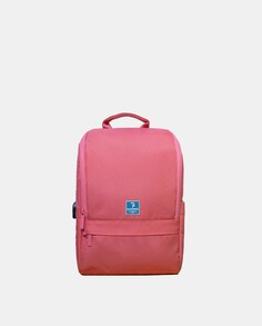 Небольшой водонепроницаемый рюкзак кораллового цвета с десятью карманами Parimex Urban, коралловый