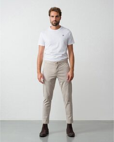 Обычные бежевые мужские брюки чинос Etiem