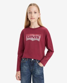 Футболка с коротким рукавом для девочки Levi&apos;s, красный Levis