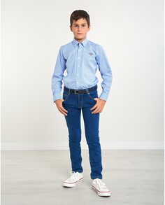 Пятикарманные синие джинсы для мальчика Spagnolo, синий