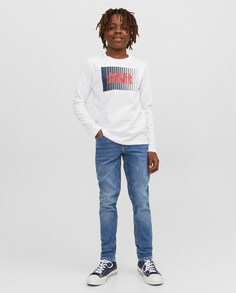 Узкие синие джинсы для мальчика Jack &amp; Jones, синий