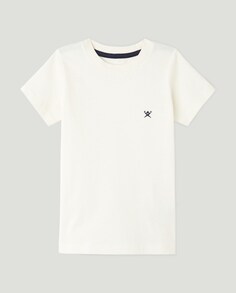 Базовая футболка для мальчика с короткими рукавами Hackett, белый