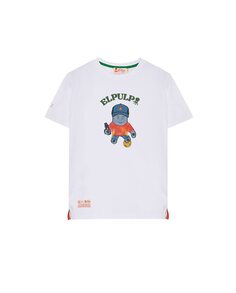 Детская футболка с короткими рукавами El Pulpo x RFEF elPulpo, белый