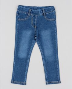 Потертые джинсы для девочек со шлевками для ремня Losan, синий