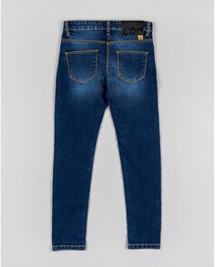 Синие джинсы узкого кроя для девочки Losan, темно-серый