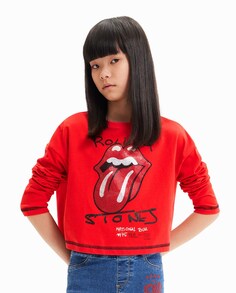Женская футболка The Rolling Stones Desigual, красный