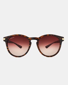 Круглые солнцезащитные очки «гавана» с поляризованными линзами Polar, коричневый