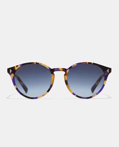 Круглые солнцезащитные очки унисекс из ацетата гаваны Hawkers, коричневый