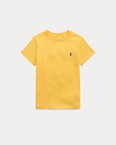 Желтая футболка для мальчика из 100% хлопка Polo Ralph Lauren, желтый