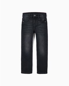 Пятикарманные джинсы для мальчика с регулируемой талией Zippy, черный