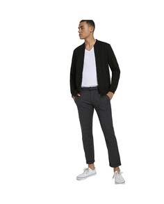 Обычные мужские брюки чинос темно-серого цвета Tom Tailor, темно-серый