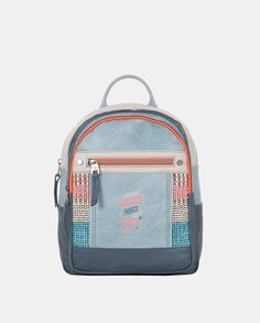 Разноцветный женский рюкзак на молнии Ventis, синий