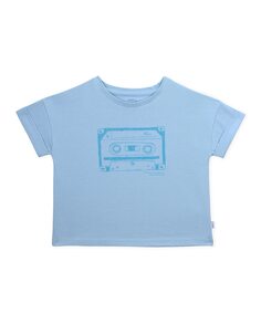 Детская футболка с короткими рукавами и кассетным принтом KNOT, синий