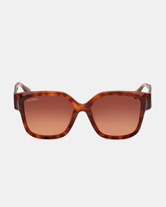 Квадратные женские солнцезащитные очки из ацетата гаваны MAX&amp;Co., коричневый