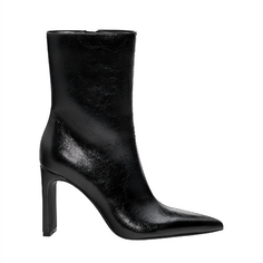 Ботильоны Pull&amp;Bear x Valentina Zenere High-heel Ankle With Pointed Toe, черный