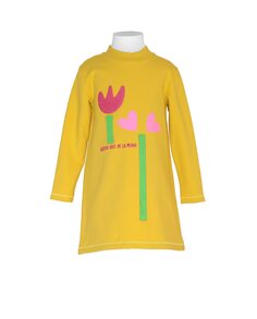 Платье для девочки с передними цветами AGATHA RUIZ DE LA PRADA, желтый