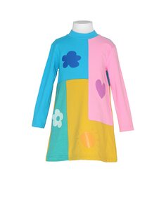 Платье для девочки Color Block с иконками AGATHA RUIZ DE LA PRADA, мультиколор