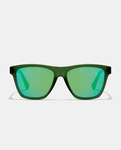 Зеленые прямоугольные солнцезащитные очки-унисекс с поляризованными линзами Hawkers, зеленый