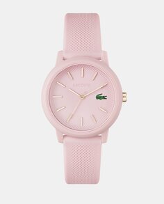 Ladies Lacoste 12.121 2001213 розовые силиконовые женские часы Lacoste, розовый