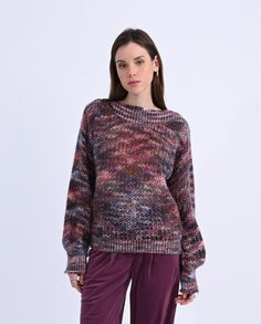 Женский свитер с длинными рукавами из смесовой вязки Molly Bracken, розовый
