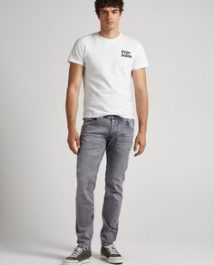 Светло-серые мужские джинсы Regular Spike Pepe Jeans, светло-серый