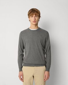 Мужской серый свитер с круглым вырезом Scalpers, серый