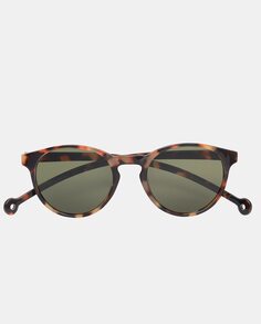 Круглые солнцезащитные очки «гавана» из переработанных материалов Parafina, коричневый