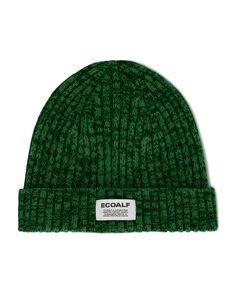 Двухцветная шапка крупной вязки Ecoalf, зеленый