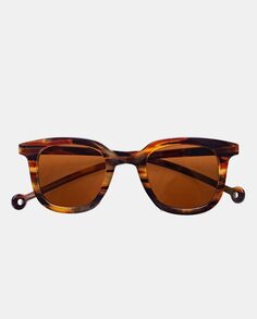 Квадратные солнцезащитные очки «гавана» из переработанных материалов Parafina, светло-коричневый