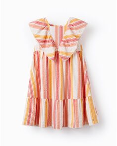 Платье для девочки из 100% полосатого хлопка Zippy, мультиколор
