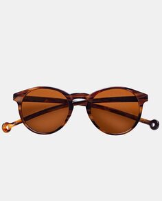Круглые солнцезащитные очки «гавана» из переработанных материалов Parafina, светло-коричневый