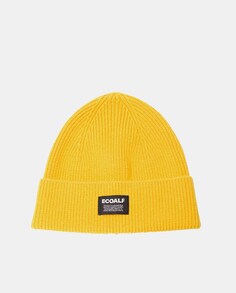 Желтая шапка из переработанной шерсти Ecoalf, желтый