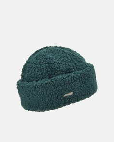 Темно-зеленая шапка из овчины Seeberger, темно-зеленый