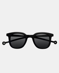 Черные квадратные солнцезащитные очки унисекс с поляризационными линзами Parafina, черный