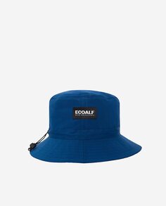 Синяя шапка с регулируемым шнурком Ecoalf, синий