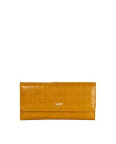 Золотой женский кошелек-клатч с RFID-защитой Coco SKPAT, золотой