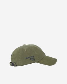 Зеленая хлопчатобумажная шапка Ecoalf, зеленый