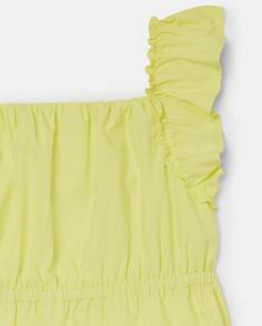 Платье для девочки с коротким рукавом El Corte Inglés, желтый