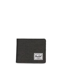 Мужской складной кошелек из ткани темно-серого цвета Herschel, темно-серый