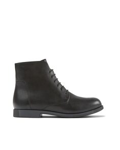 Женские ботинки на шнурках черного цвета Camper, черный