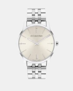 Мужские часы из стали Swiss Made 25000009 Calvin Klein, серебро