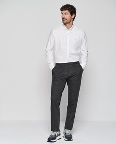 Мужские брюки обычного кроя разной вязки Roma Roberto Verino, темно-серый