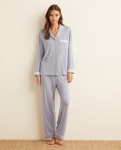 Открытая пижама с карманом Énfasis, темно-синий
