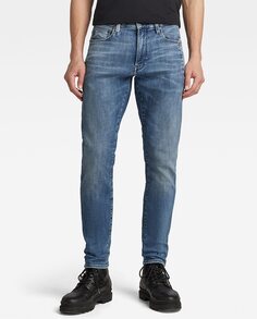 Мужские джинсы скинни с пятью карманами в западном стиле Lancet G-Star Raw, синий