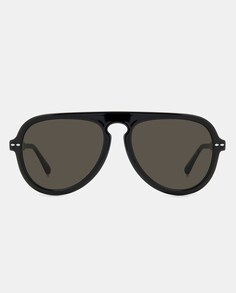 Черные женские солнцезащитные очки-авиаторы из ацетата Isabel Marant, черный
