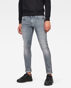 Мужские джинсы Revend с хлопком BCI, светло-серые скинни G-Star Raw, светло-серый