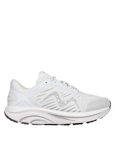 Мужские кроссовки на шнурках белого цвета Mbt, белый