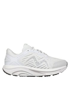 Женские кроссовки на шнурках белого цвета Mbt, белый