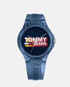 Berlin 1720028 синие силиконовые мужские часы Tommy Jeans, синий