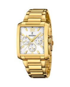 Мужские часы F20638/1 Timeless Chronograph из золотой стали Festina, золотой